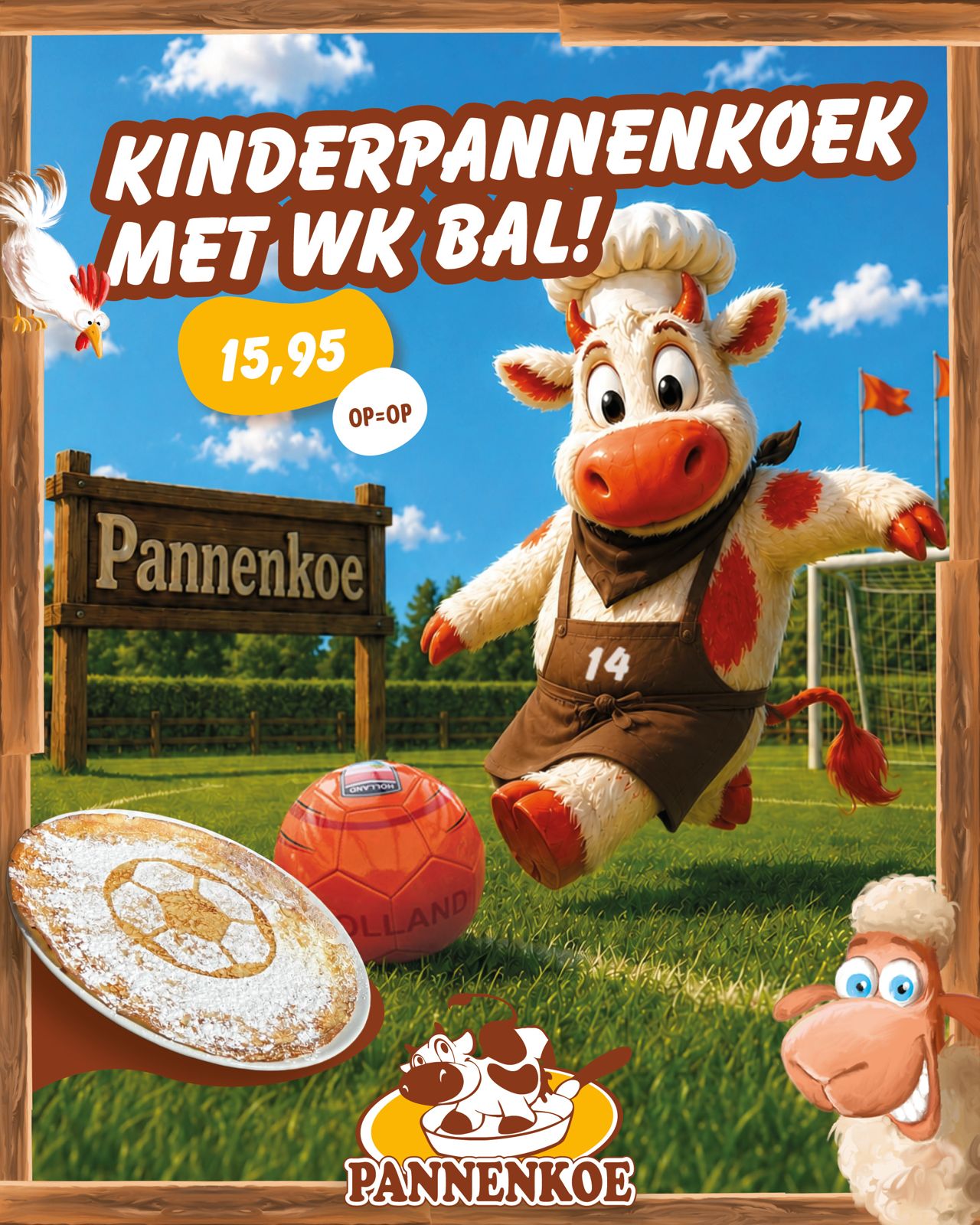Voorjaar pannenkoek